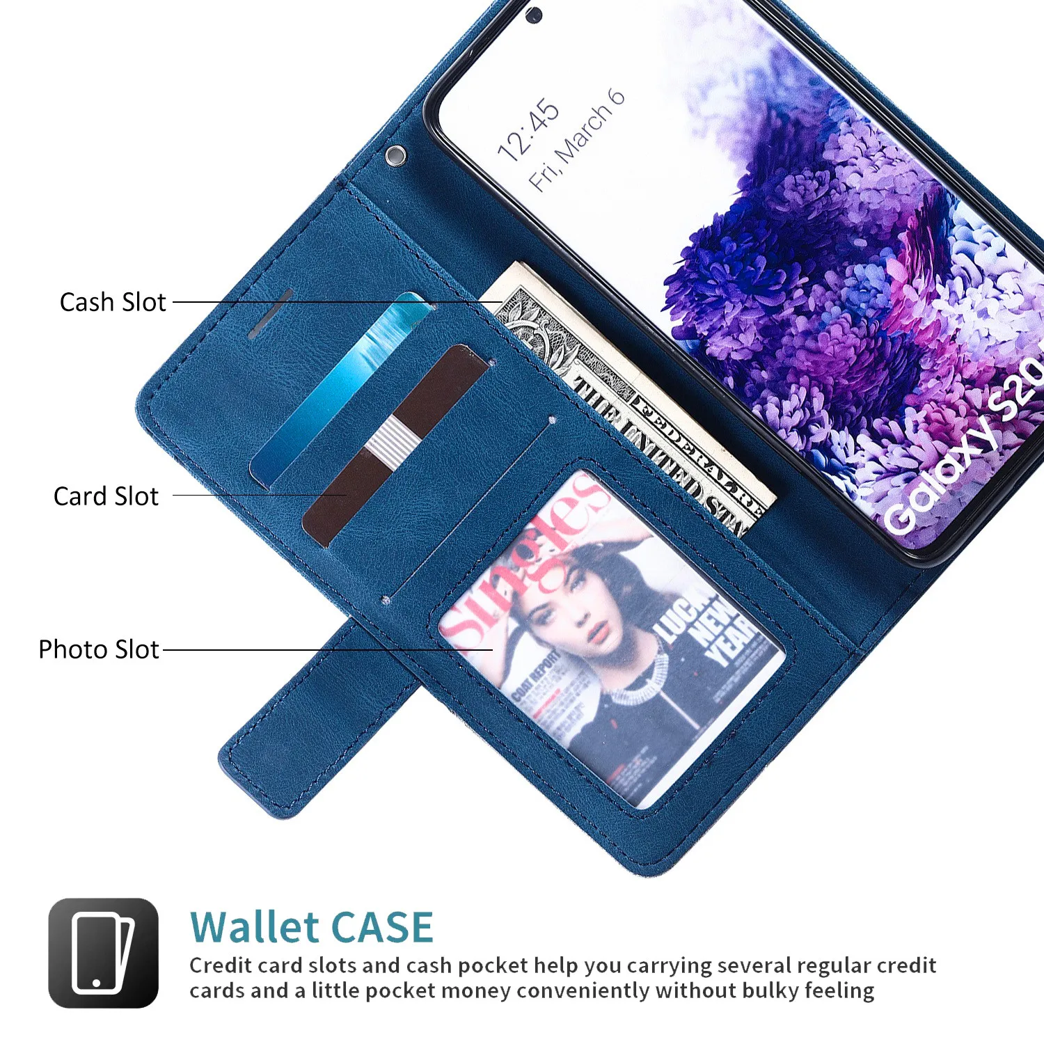 Magnetic Leather Flip Case For Huawei Mate 20 30 P20 P30 Pro P40 Lite P Smart 2019 Honor 9A 9S 10 Lite Y6P Wallet Stand Cover