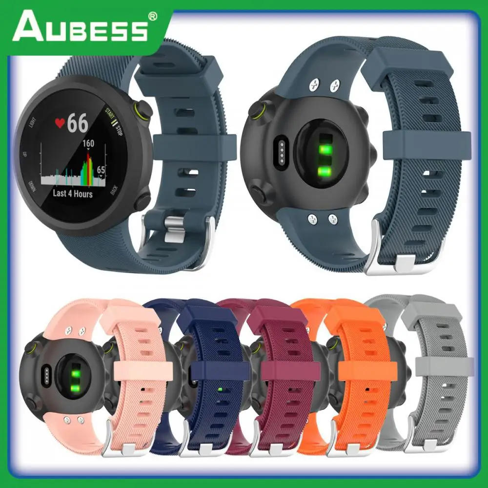 

Replacement Watchband For Garmin Forerunner 45 / 45S Smart Watch Strap Silicone Watch Case For Garmin Forerunner 45 45S Bracelet