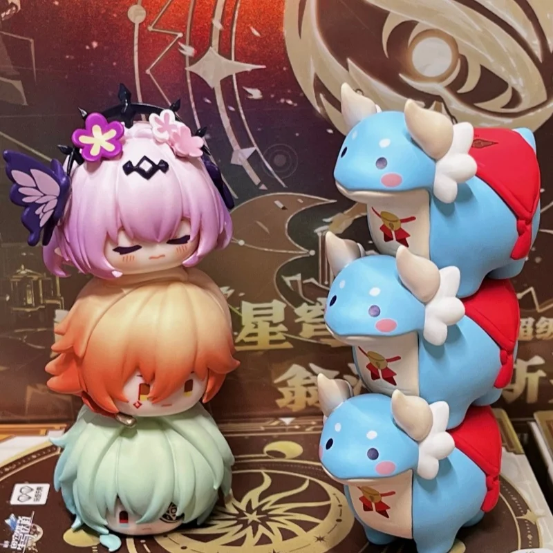 Фото Коллекционная фигурка Mihoyo Honkai Star Rail: Сага о героях Амфореуса, серия Super Stacking Blind Box, аниме-фигурка, подарок для фанатов №2