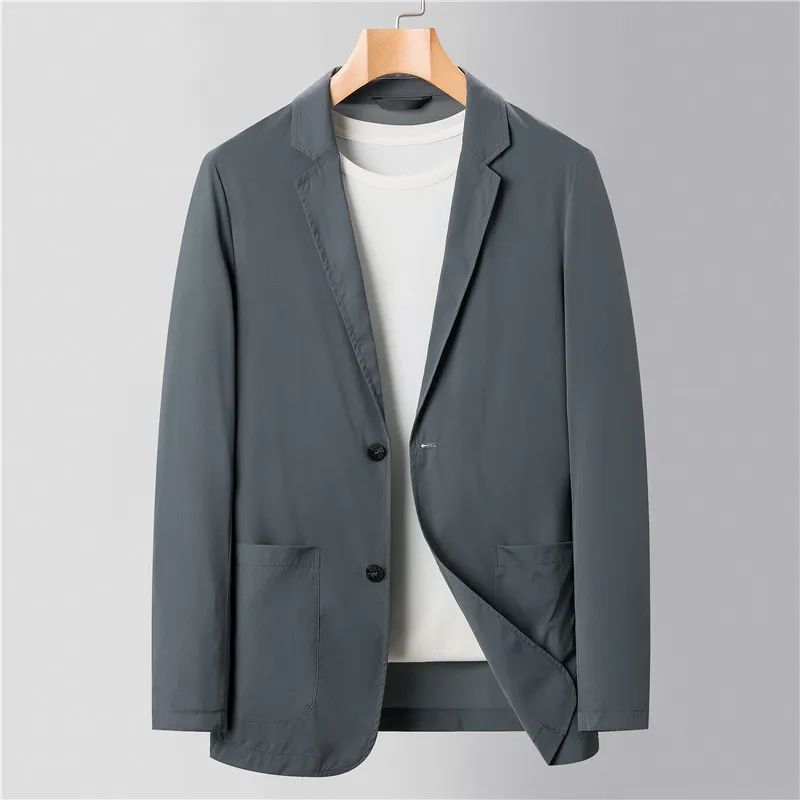 

B1239-Men's casual spring and autumn suit, men's loose coat