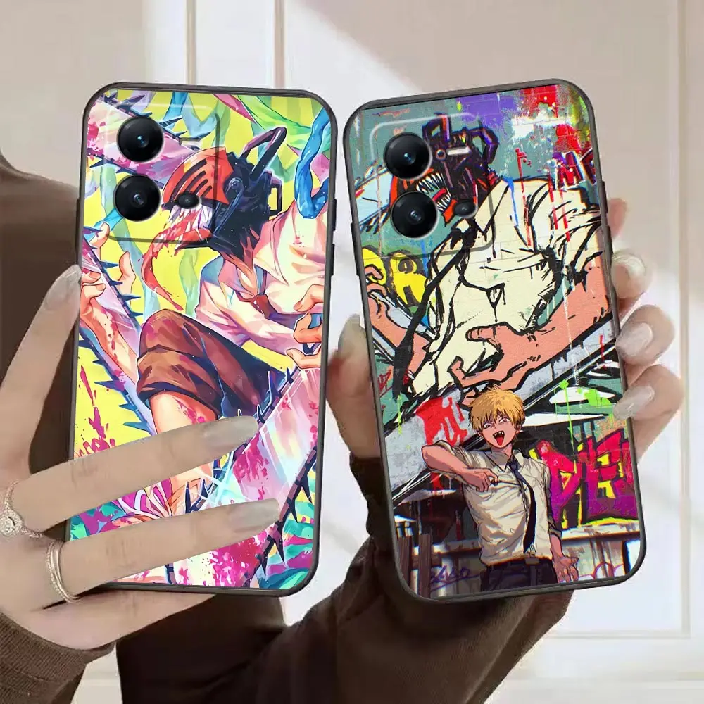 

Case For VIVO X90 X80 X70 X60 X50 X27 X23 X21 X20 Plus V25 V23 V23E V21 V21E V20 SE V19 Pro 5G Case C-Chainsaw Man Pochita