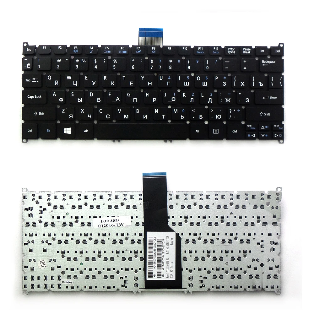 Клавиатура для Acer Aspire S5 391 черная|Комплектующие ремонта ноутбуков| |