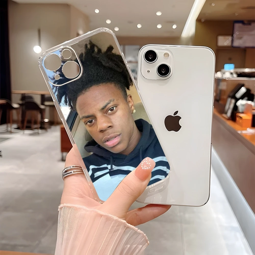 I-IShowSpeed Забавный чехол для телефона Youtuber 15 Pro Max Iphone 14 Plus 11 12 16 13 7 8 X XR XS SE Прозрачный