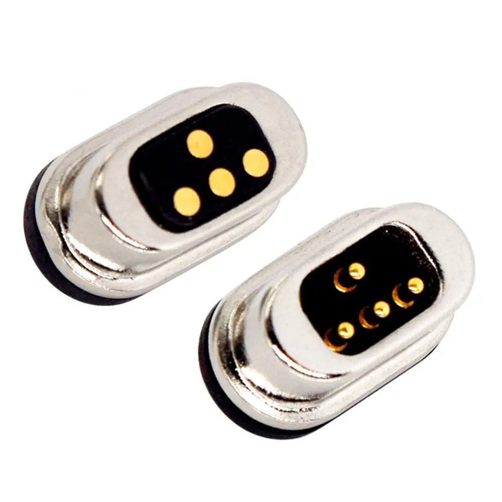 1 шт. 2P 3P 4P 5P 6P Pogo Pin женский 5 В 2A 2 54 мм подпружиненный Разъем питания постоянного