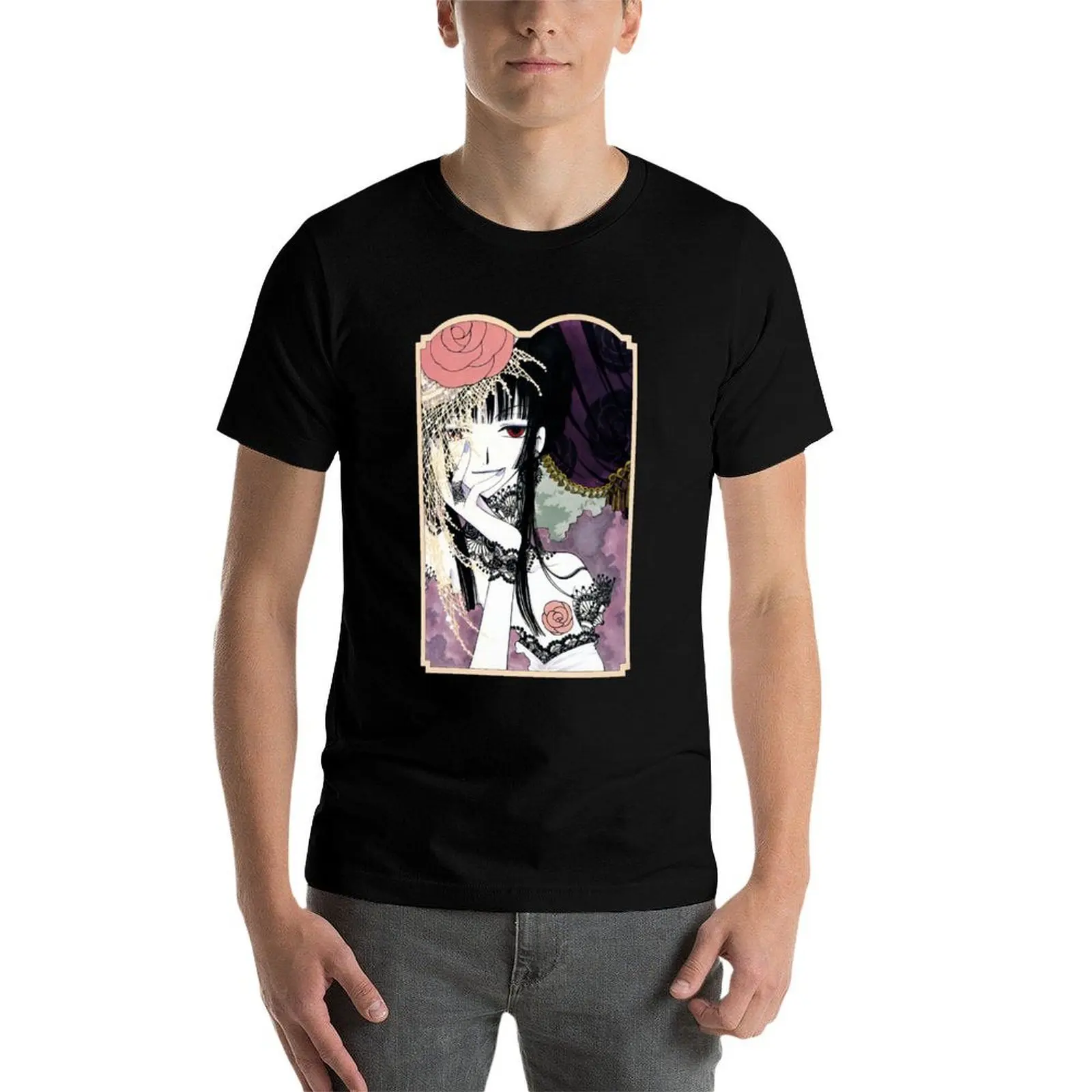 Фото Футболка XXXHolic - Ichihara Yuuko, футболка больших размеров с короткими рукавами №3