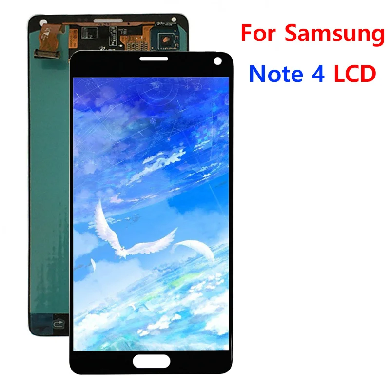 

Original LCD For Samsung Galaxy Note 4 N910 N910C N910A N910F Note4 Screen Dispaly Touch Digitizer Assembly Replacement