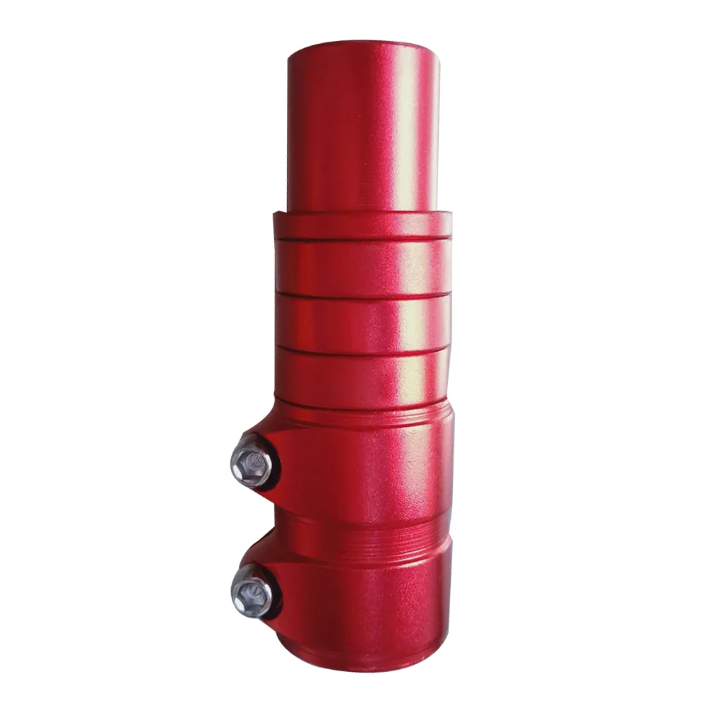 

Aluminium Alloy Handlebar Riser Fork Stem Extender Head Up Adapter - 12cm (Red)