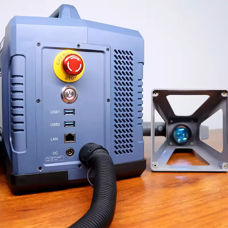 50 Вт волоконная лазерная маркировочная машина ручной маленький промышленный