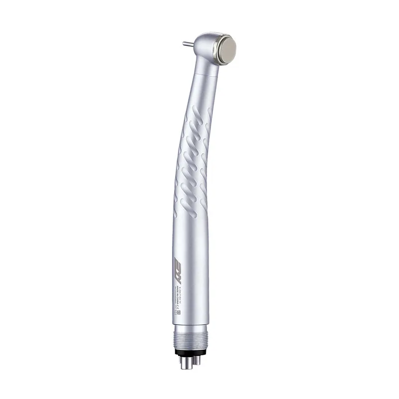 Dental LED High Speed Handpiece 2/4 Hole Standard Head Air Turbine E-Generator Ceramic Bearing Dentist Tips Triple Water Spray