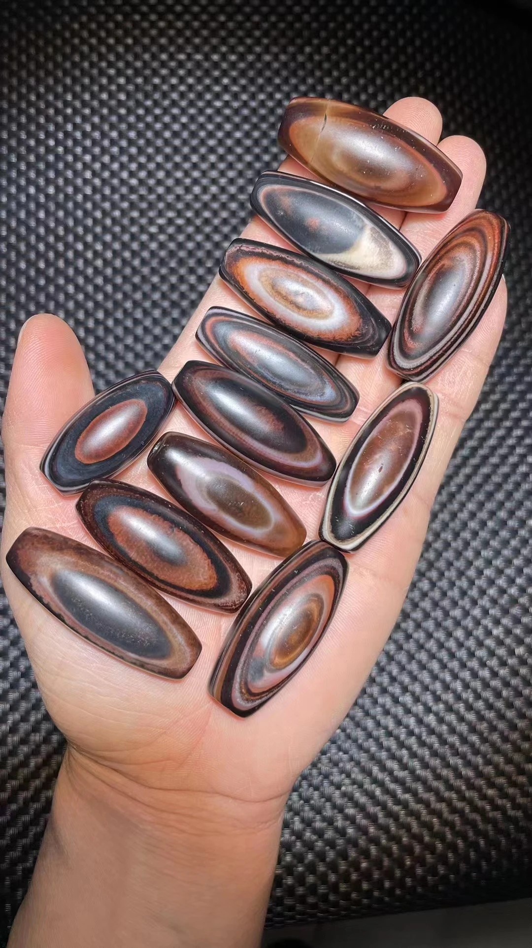 

12 шт./партия, бусины из натурального агата