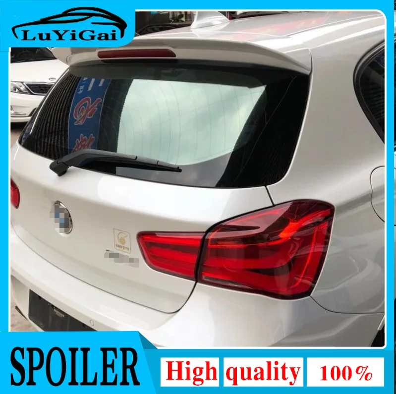 

For BMW F20 116 118 120 125 M135I spoiler High Quality ABS Material Car Rear Wing Primer Color spoiler for BMW F20
