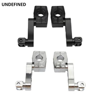 motorcycle foot pegs clamps 25mm 1 highway engine guards footrests mount kit for harley honda rebel 500 fat boy fxdr 114 vmax
