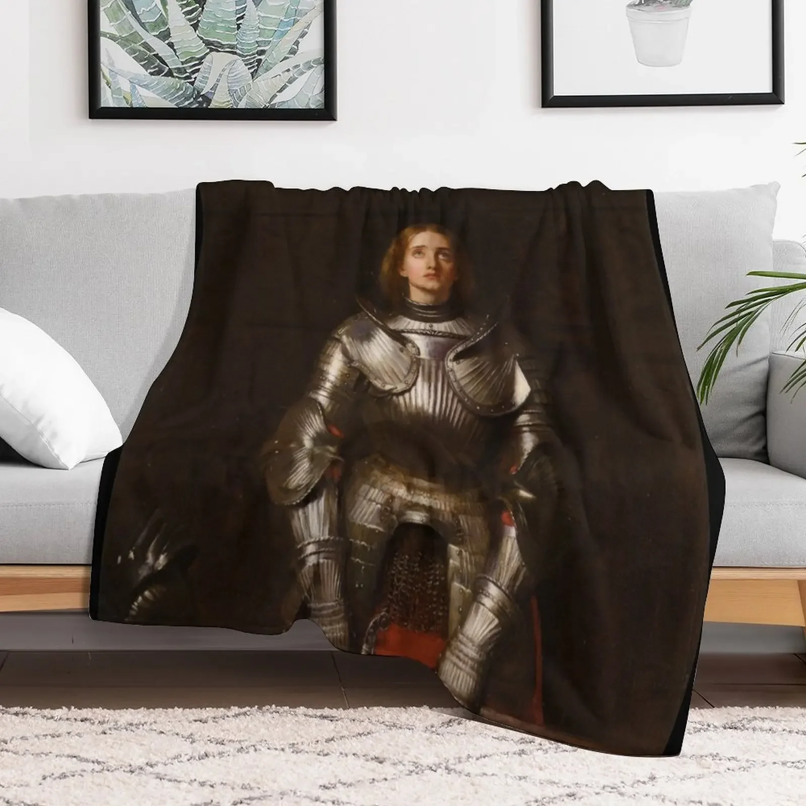 Одеяло Джон Эверетт миллаис-Джоан д-Дуг (1865) модное роскошное утолщенное