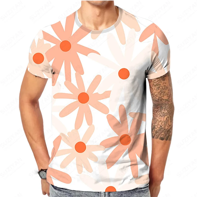 

Urban Style Fashionable Printed Top Top Quality Hawaii Shirt Men's Plants Cartoon Slim Summer Men Japanese Summer Fashion