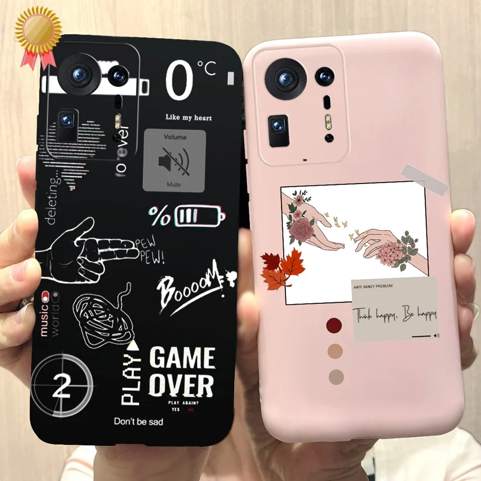 

Чехол для Xiaomi Mix 4, чехлы, чехол для телефона, мультяшный бампер, задняя Противоударная панель из мягкого ТПУ Для Xiaomi Mix 4, MI MIX4, 6,67 дюйма, чехлы