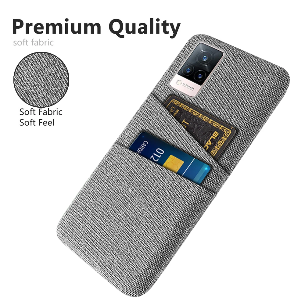 

For VIVO V 21 VivoV21 Coque bumper Funda VIVOv21 For vivo V21 Case For vivo V21e 4G 5G Luxury Fabric Dual Card Phone Cover