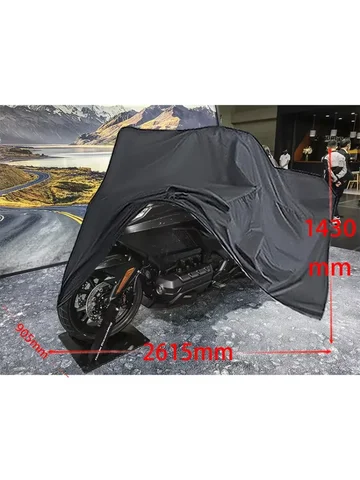 Чехол для мотоцикла DREAMWING Gold Wing GL1800, полная машина, защита от солнца, пыли, без ушей, утолщенная ткань Оксфорд, дождевик для мотоцикла