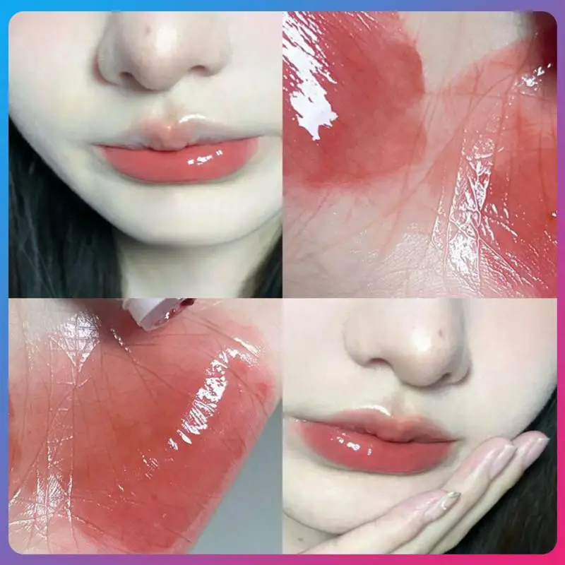 

Water Specular Surface Lip Glaze 5 Colors Not Easy To Fade Red Lip Tint Lip Glaze Lips Makeup Moisturizing Waterproof