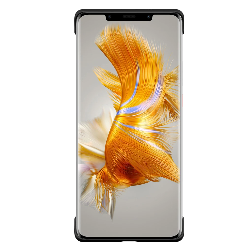 Оригинальный кожаный чехол для Huawei Mate 50 Pro с перекрестной текстурой задняя крышка