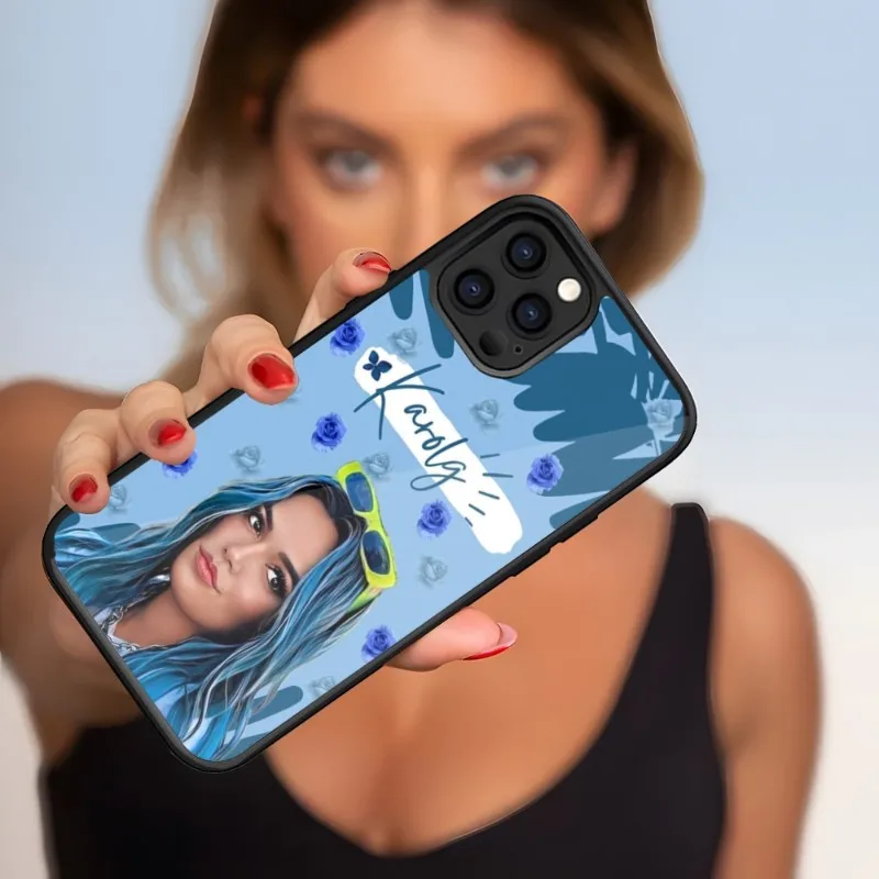 Чехол Karol G для телефона Iphone 14 13 12 11 Pro Max Mini 8 6 7 Plus Se Xr X Xs 2020 чехол из поликарбоната и