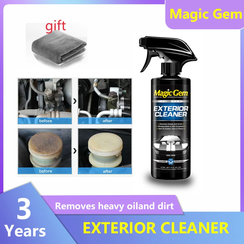 473 мл очиститель автомобильного двигателя мощное удаление тяжелого масла пыли
