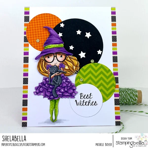 Трафарет Hedgie в виде гриба рождественской девушки привидения ведьма Хэллоуин