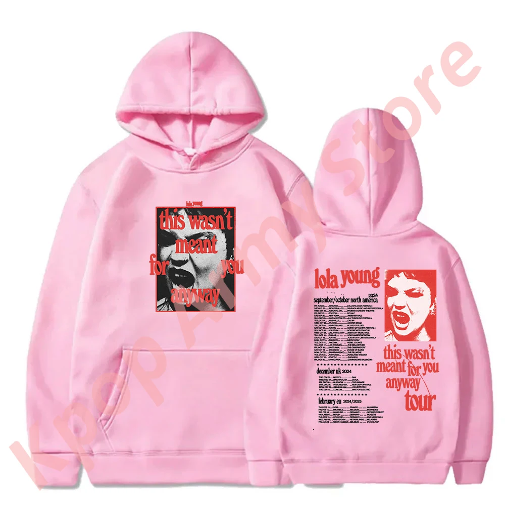 Lola Young This Wasn't Meant For You Anyway Tour Merch толстовки зимние женские и мужские модные с