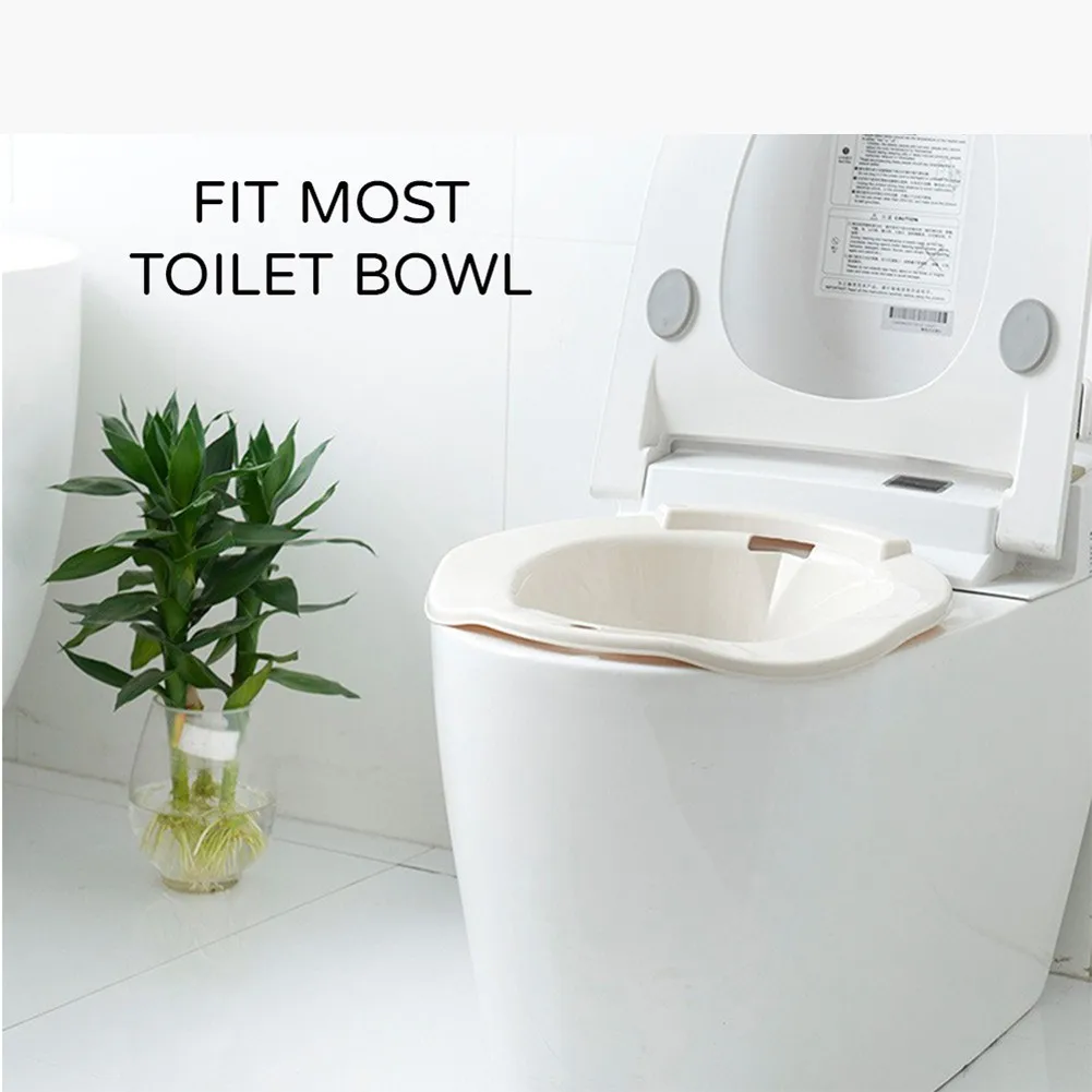 

1pcs Durable Sitz Bath Basin For Toilet Seat Postpartum Care Treatment Squat-Free Toilet Bidet Care Basin Bathroom Accessories