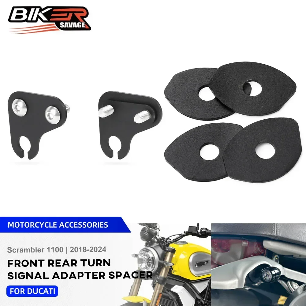 Передняя светодиодная проставка адаптера указателя поворота для Ducati Scrambler 1100