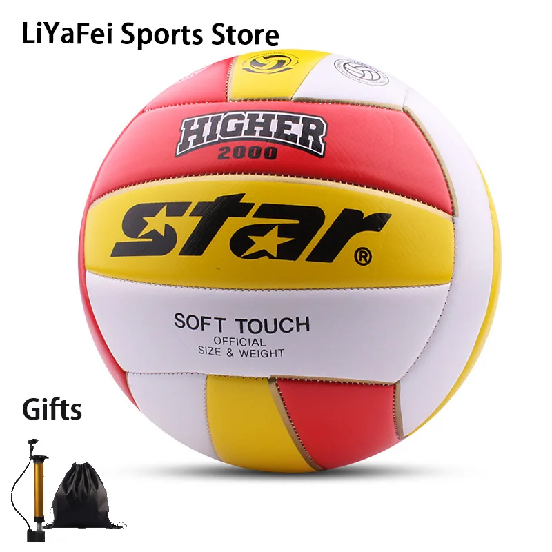 Star Size 5 Volleyball Soft Touch Official Standard Training Balls VB805 Indoor Outdoor Beach Adults Volleyballs Free Gifts