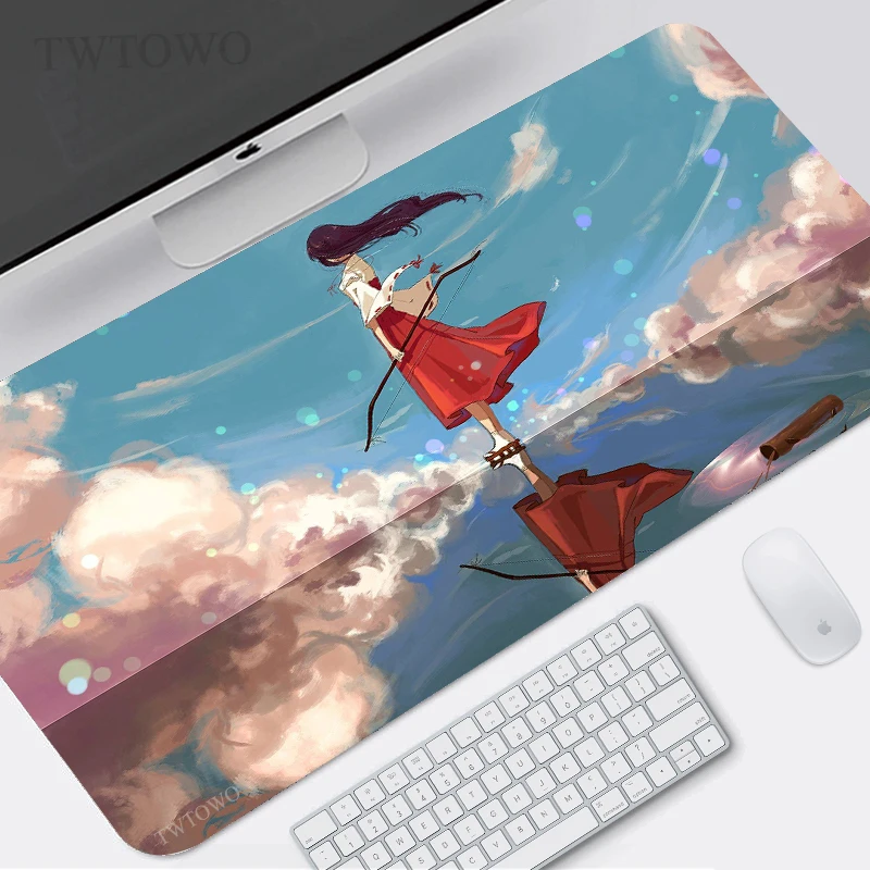 

Inuyasha Mouse Pad Gaming XL HD New Mousepad XXL Mouse Mat MousePads Office Natural Rubber Anti Slip Carpet Computer Mouse Mat