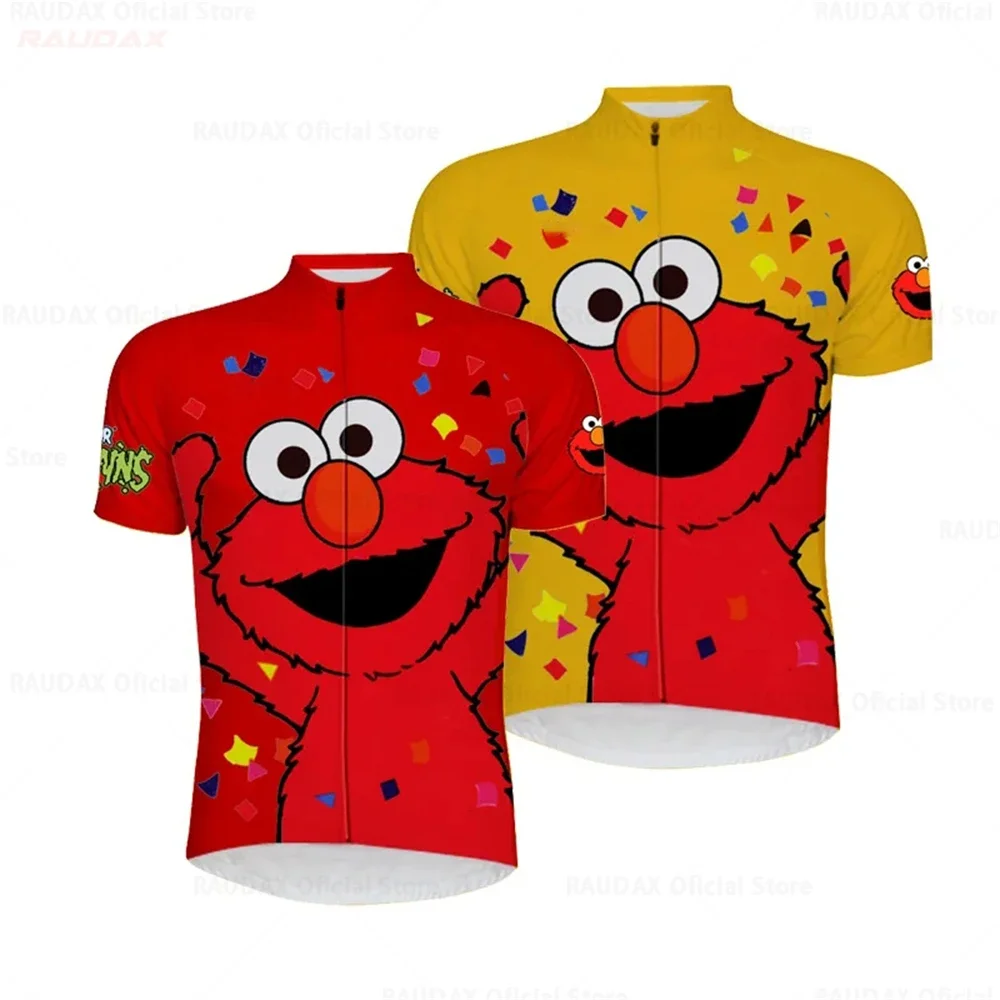 2023 мультфильмы одежда для велоспорта летние мужские Смешные рубашки горного и