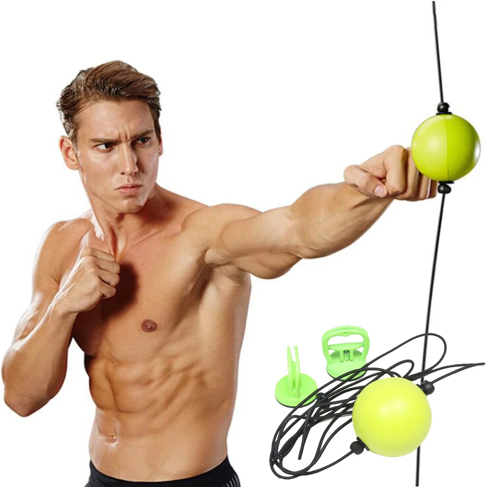 Новый боксерский мяч для тренировки реакции быстрый дырокол тайского фитнеса