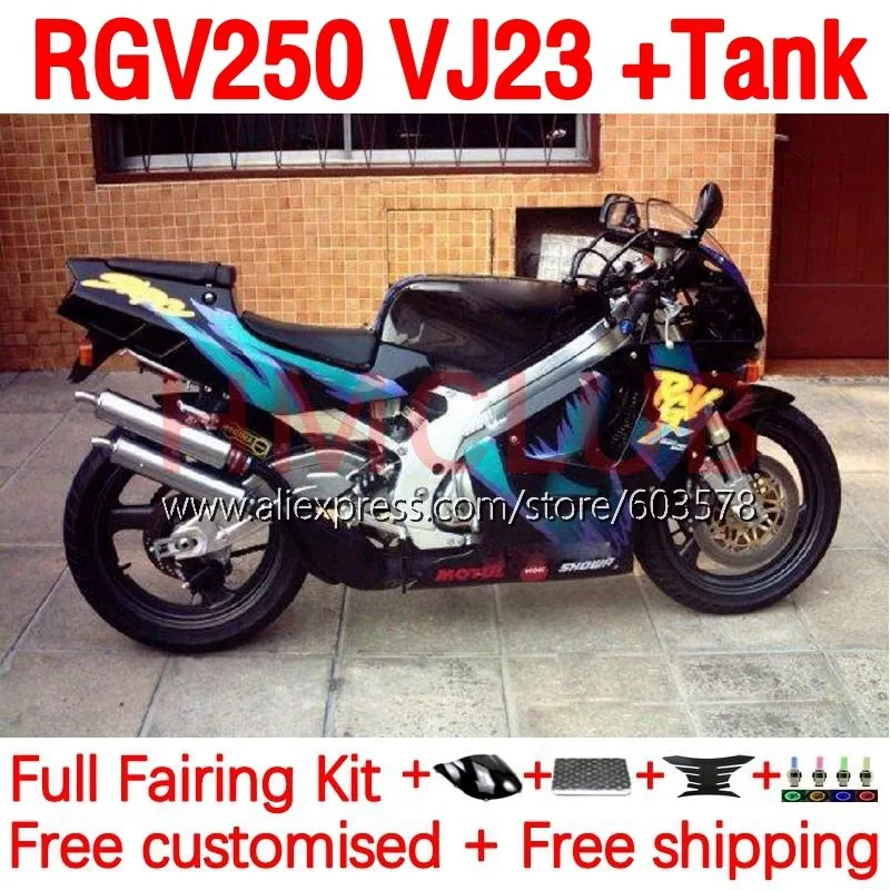 

Корпус + резервуар для SUZUKI RGVT-250 VJ 23 RGVT250 RGVT RGV 250 RGV-250 RGV250 97 98 SAPC VJ23 1997 1998 обтекатель 184No.25 в наличии синий