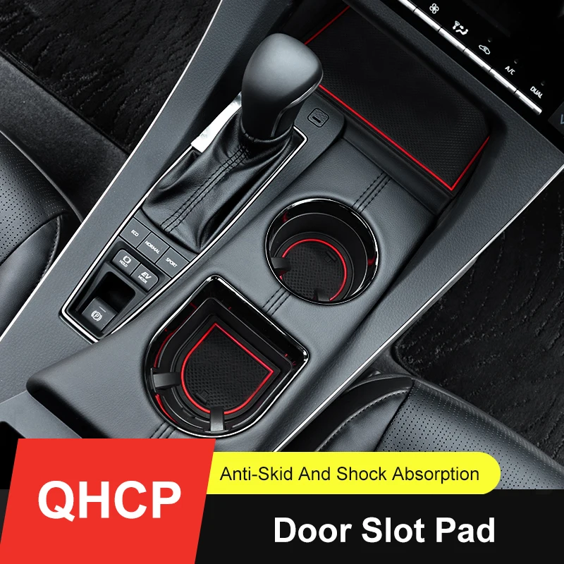 

Коврик QHCP 17 шт./компл. для автомобильных ворот, подходит для Toyota Avalon 2019, Противоскользящий коврик для двери, резиновые коврики для подстаканн...
