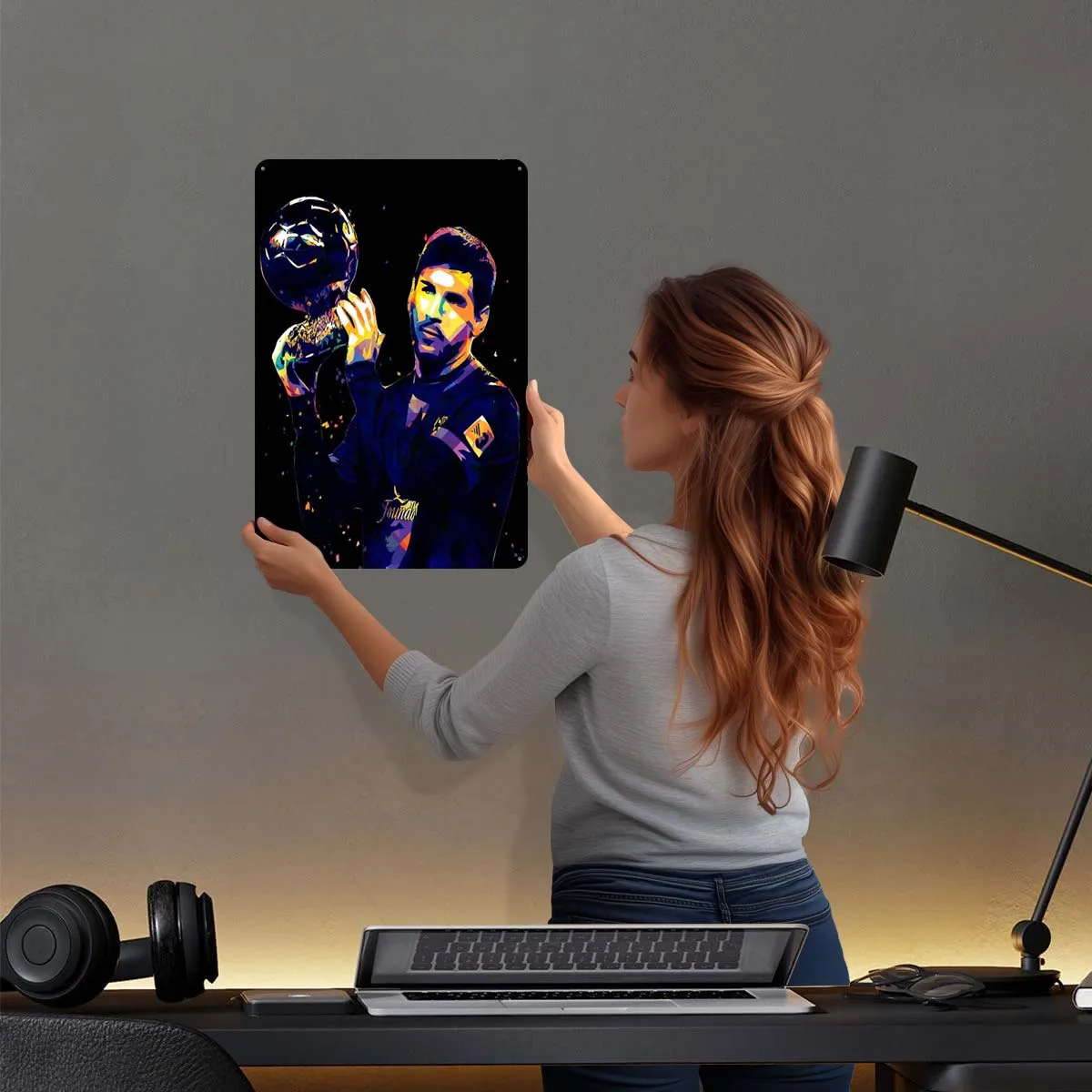 Металлический плакат Лионель Месси