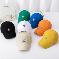 new childrens baseball cap multicolor autumn cool baby boy girl peaked hat sun protection outdoor all match sun hat letter mark