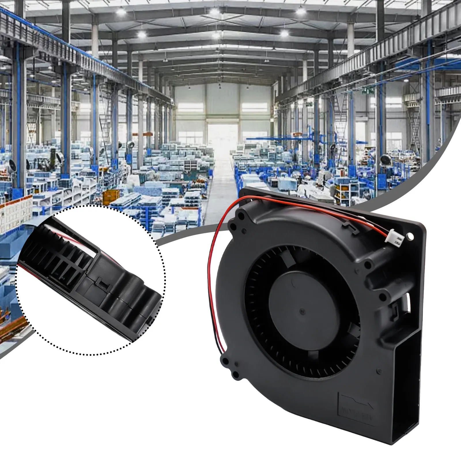 Надежное охлаждающее решение для шкафов двойной шар DC5V12V24V большой объем воздуха