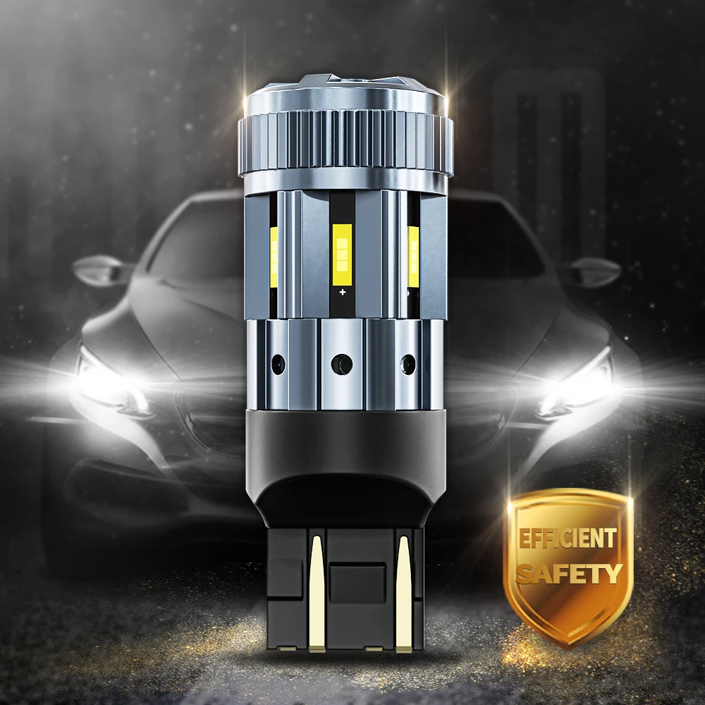 2x Canbus 1156 BA15S P21W 1157 BAY15D P21 5W 7443 W21/5W LED Bulbs No error Car Reverse Lights Turn Signal Brake With Fan |