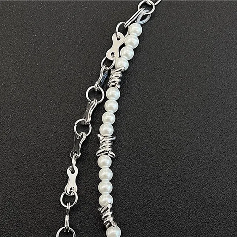 Цепочка для ключей мужчин и женщин металлическая Многослойная цепь в стиле