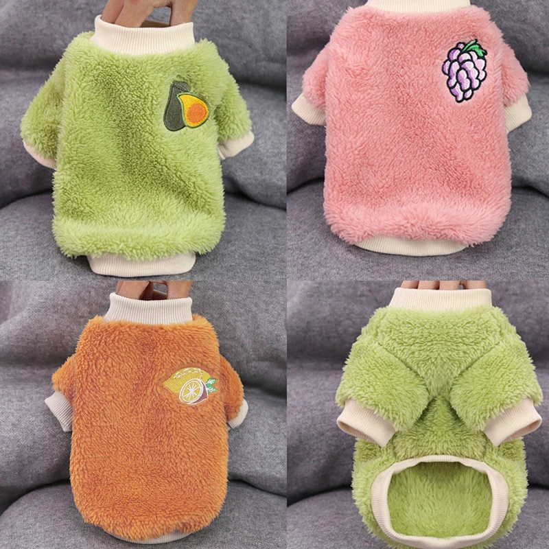 Теплая Флисовая одежда для собак мягкая флисовая кошек женская чихуахуа свитер