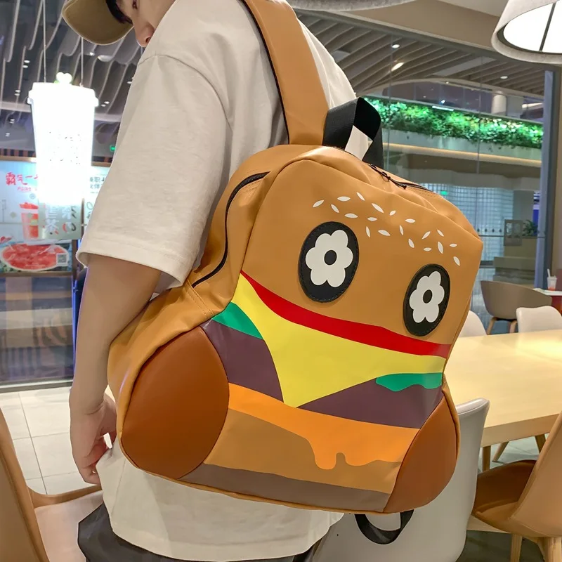 

Школьный портфель для студентов, вместительная модель 2022, модный Забавный дорожный рюкзак с принтом Ins Kawaii