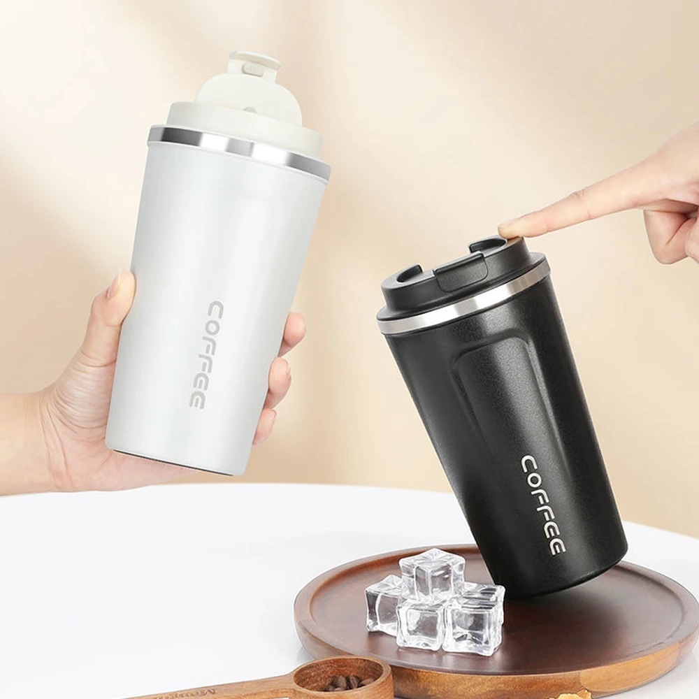 

Simple Modern Insulated Travel Coffee Mug With Handle & Lid