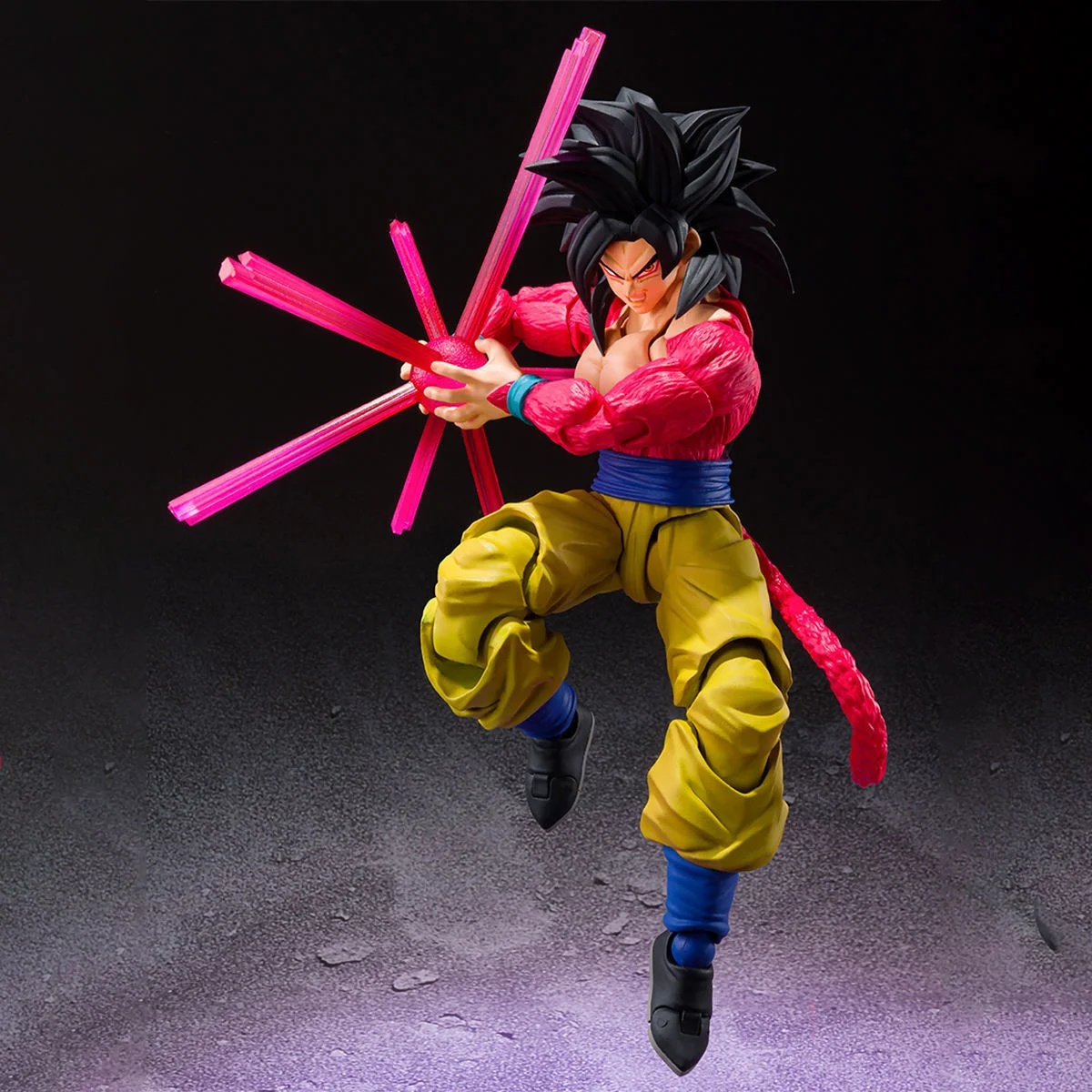 Оригинальная фигурка в наличии Dragon Ball Bandai DBZ Super SSJ4 Goku героя аниме фигурки игрушки