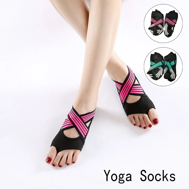

Women Socks Non-Slip Gym Yoga Shoes Flat Anti-Slip Sole Ballet Fitness Socks