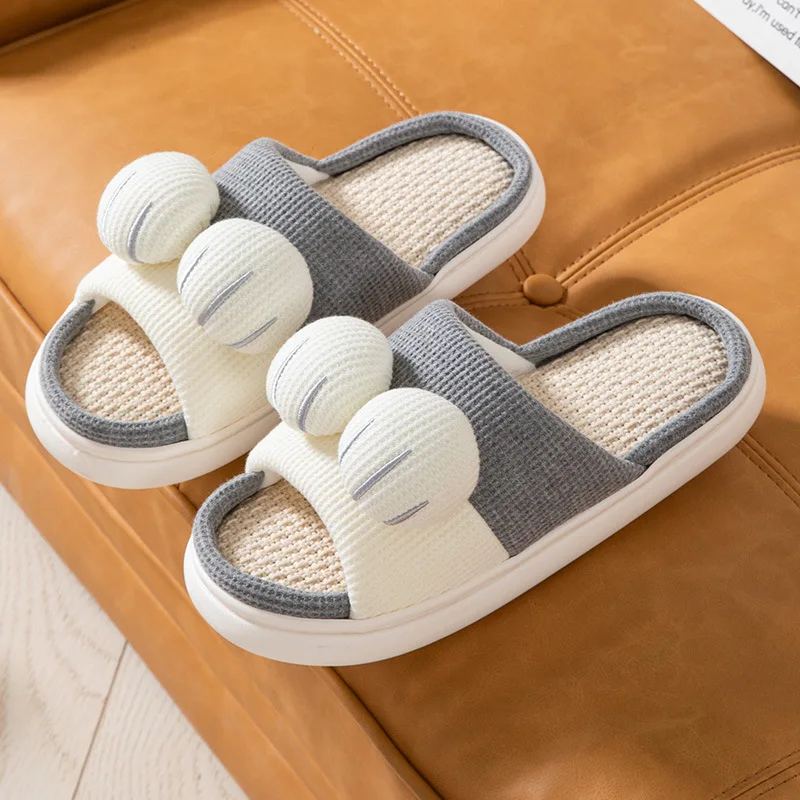 

2022 Winter cotton slippers female and male lovers thick soled cotton shoes hyun118