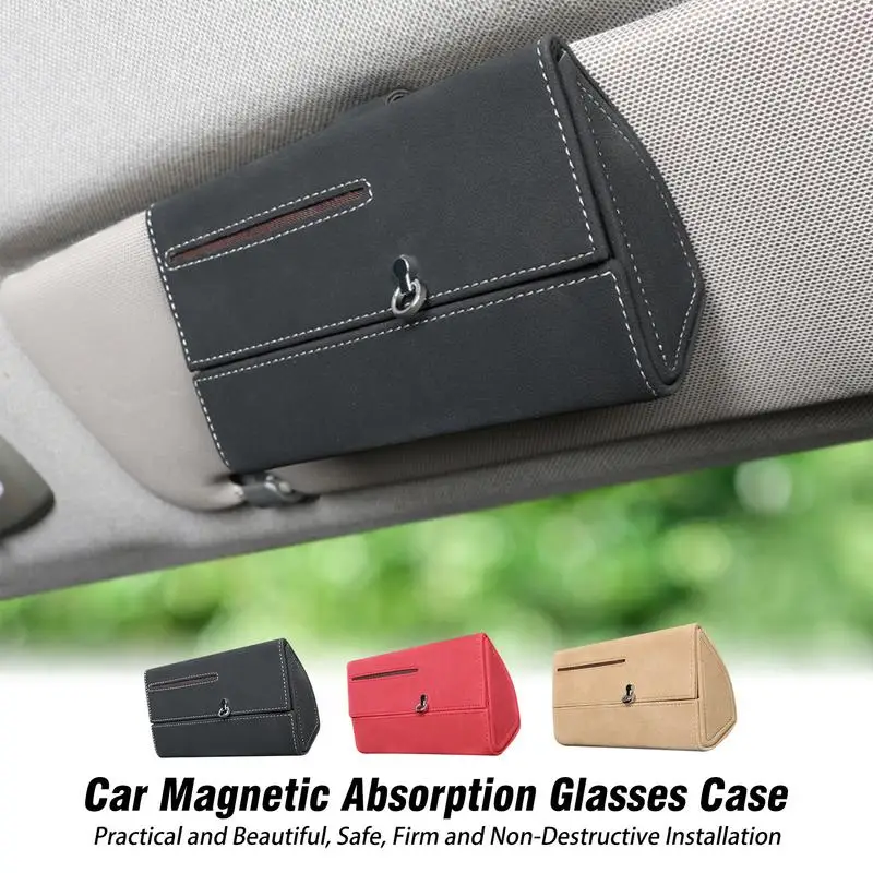 

Car Glasses Case Auto Sun Visor Eye Glasses Case Holder Protective Glasses Case Cage Storage Box Safety Car Interior Accessories