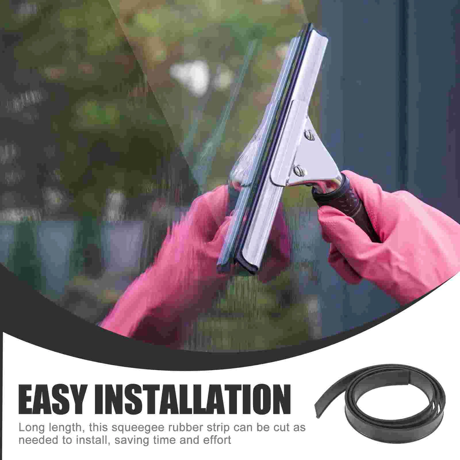 Скребок для стекла из нержавеющей стали резиновые скребки чистки окон сменные