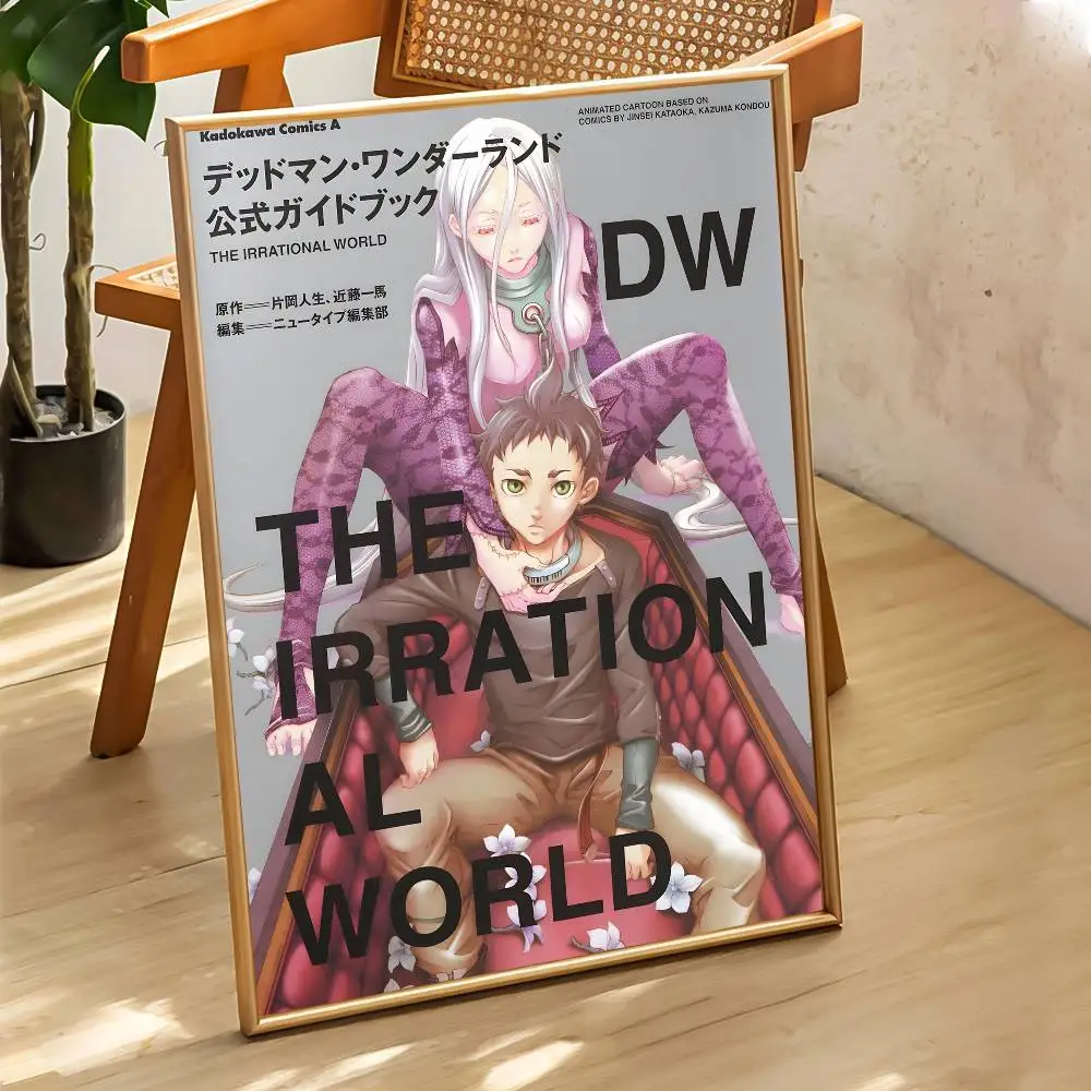 D-DEADMAN W-WONDERLAND аниме постер HD искусство липкая стена водостойкая домашняя гостиная спальня эстетическое украшение