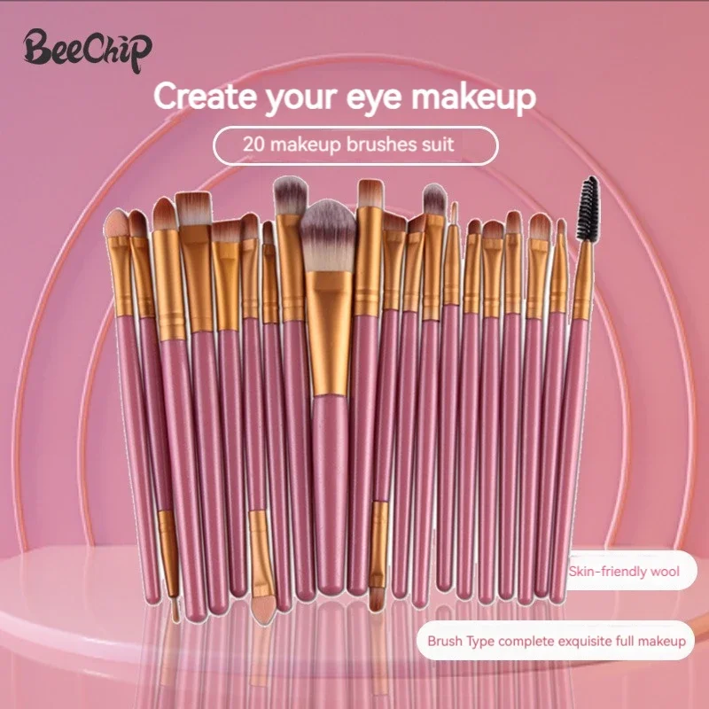 Набор кистей для макияжа BeeChip: ультрамягкие искусственные волокна
